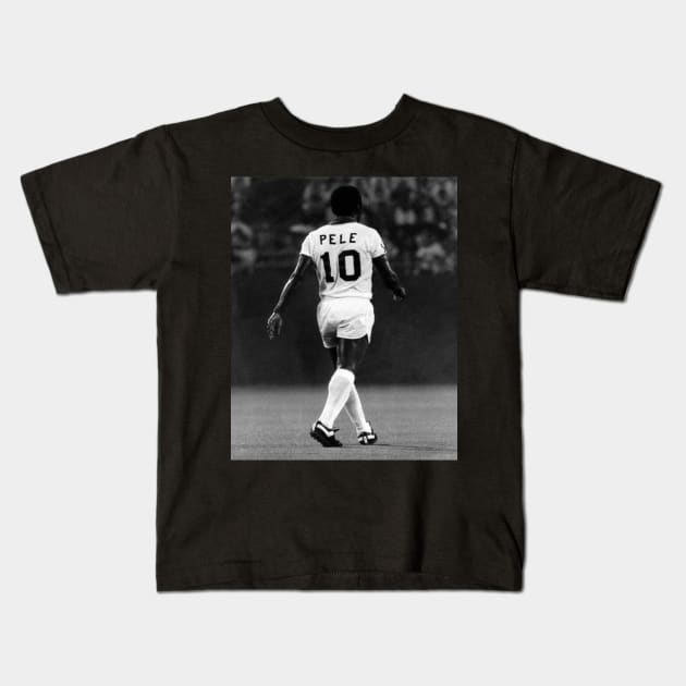 Pele Kids T-Shirt by Selud Illustrator 